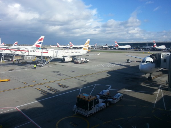 T5 en Heathrow. Territorio British Airways