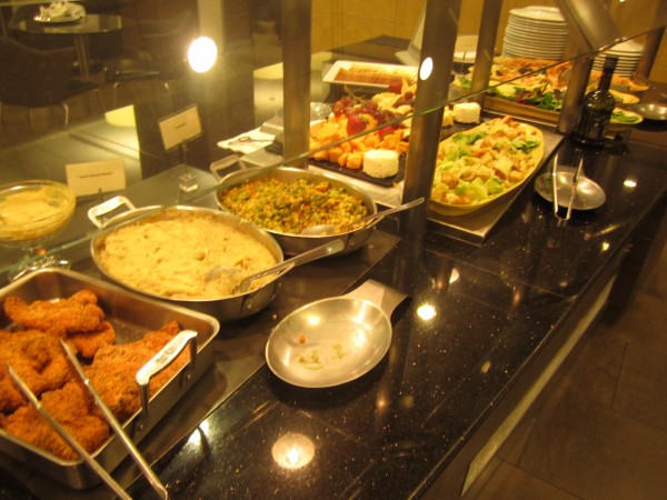 comida en un restaurante