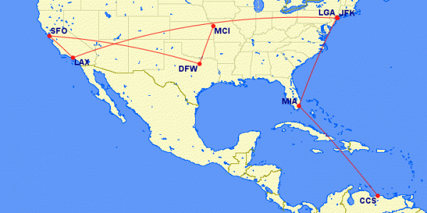 Mi nueva ruta ahora incluía una escala en Miami y una transferencia terrestre en Nueva York entre los aeropuertos de La Guardia y John F. Kennedy