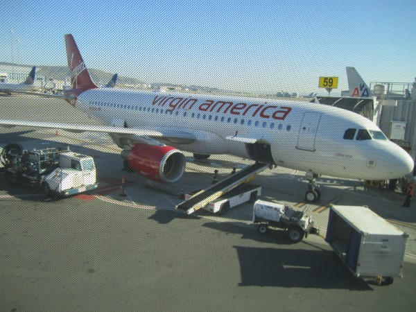 Virgin America en SFO