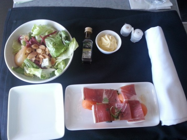 AA 757 comida MAD-JFK