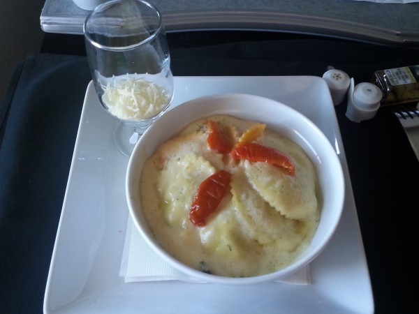 AA 757 comida MAD-JFK