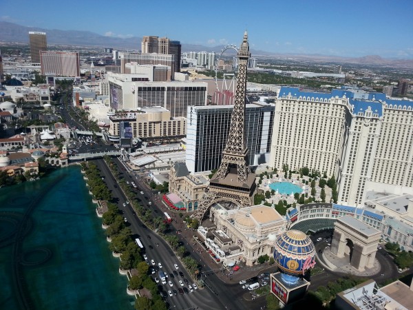 La mejor vista que he llegado a observar en mis 8 visitar a Las Vegas