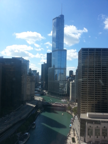 La Torre Trump desde el 11 piso del hotel Sheraton