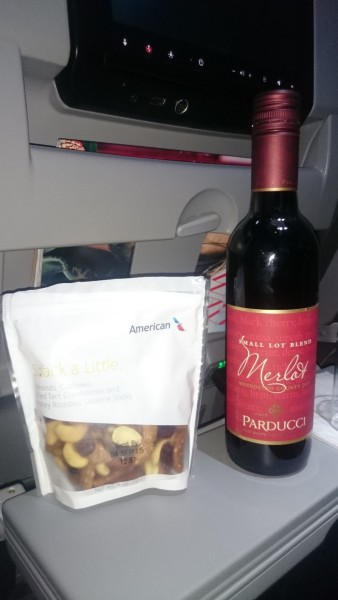 American Air A321 snack