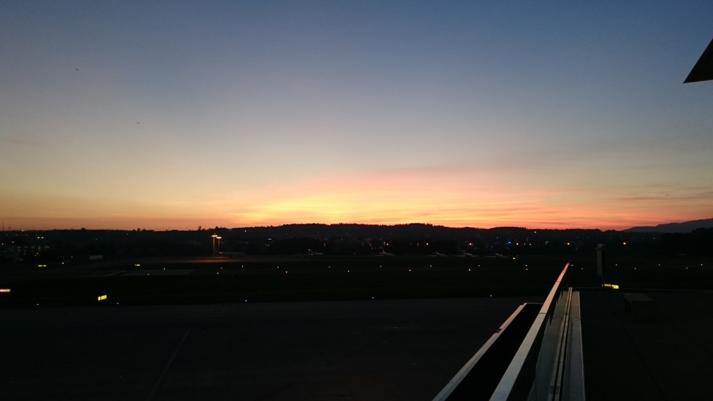 ZRH Airport Sunset
