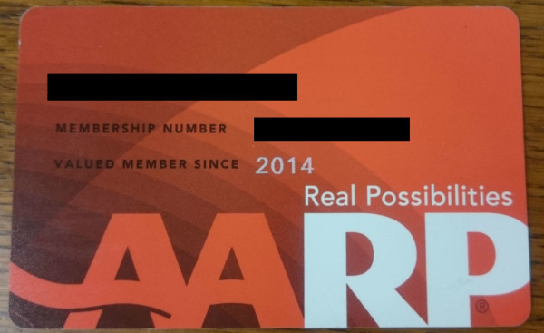 AARP Tarjeta Editada