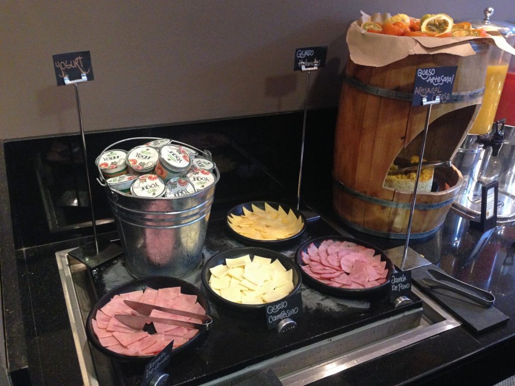 comida en un horno