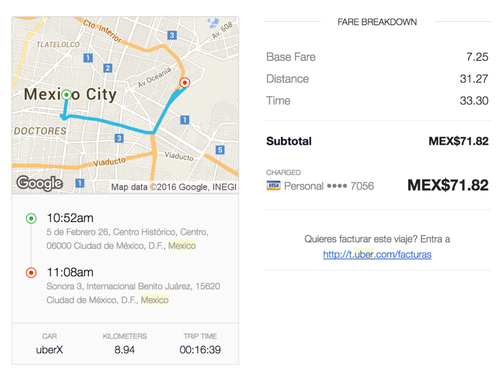 Uber Ciudad de México