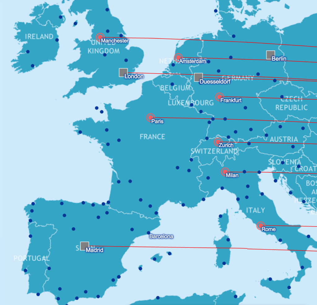 Cathay Pacific Rutas Europa