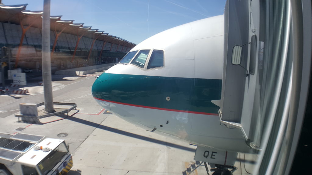 Vuelo inaugural MAD-HKG Cathay Pacific 2016 - 2