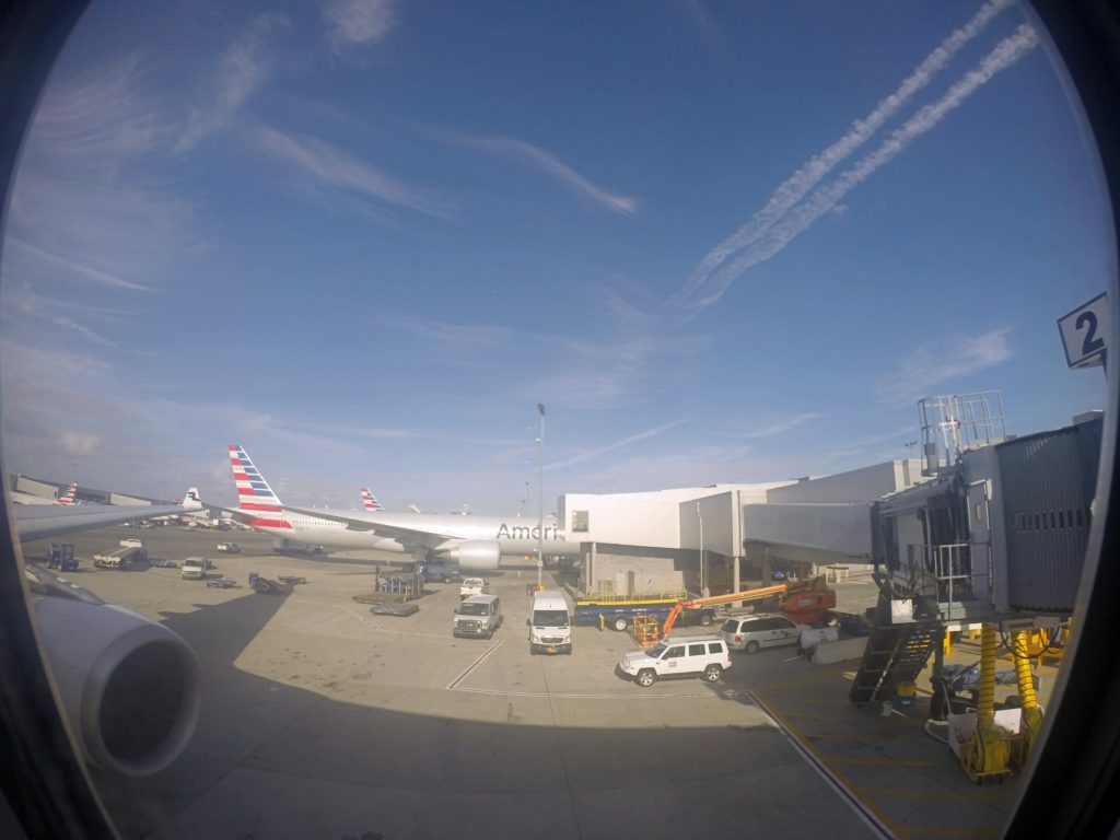 vista desde la ventana de un avión