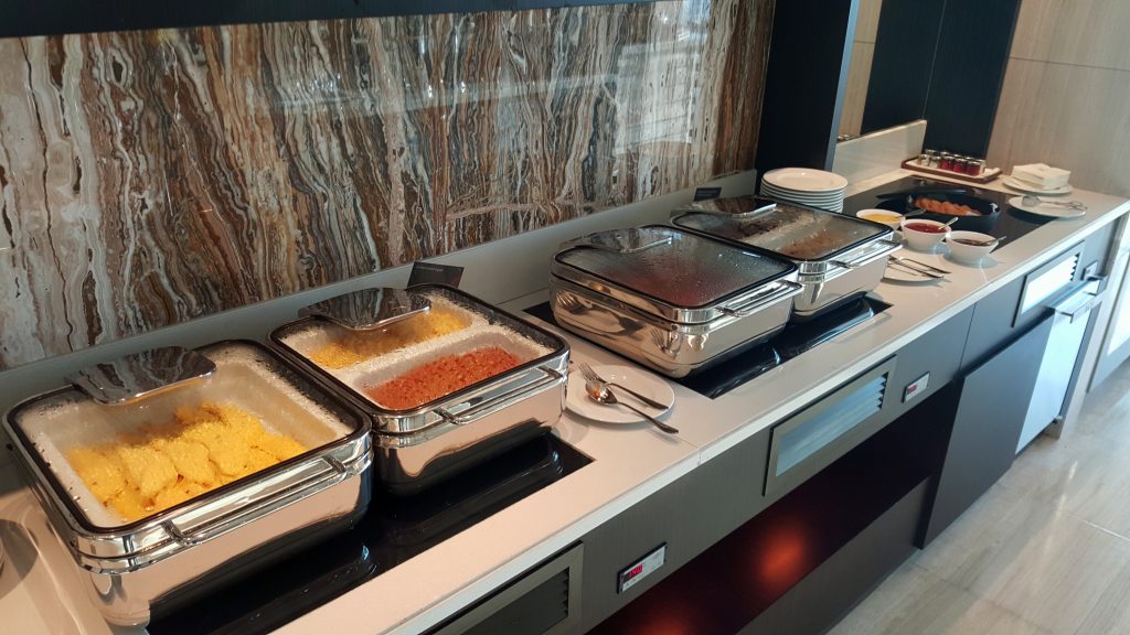 comida en un horno